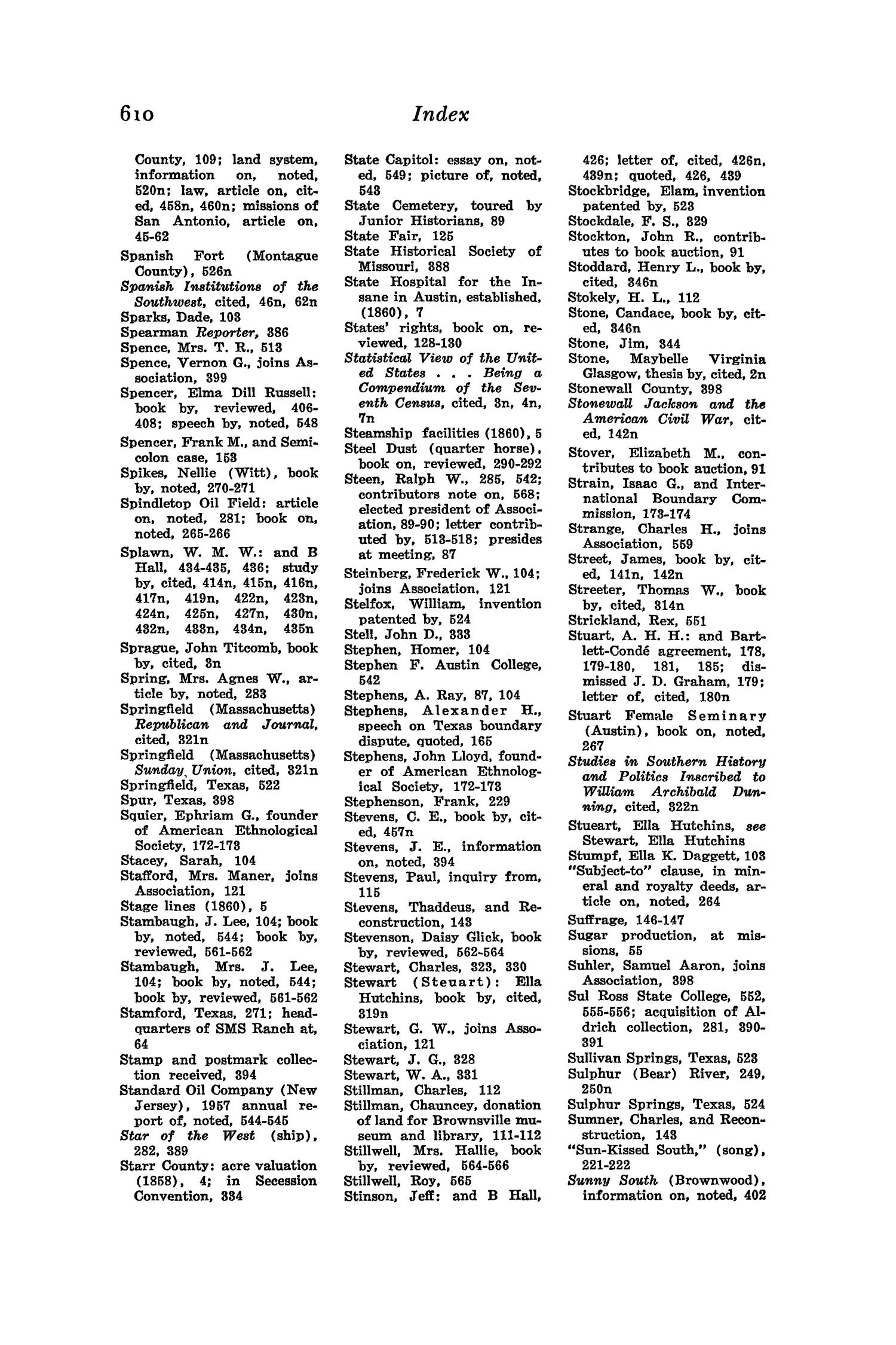The Southwestern Historical Quarterly, Volume 62, July 1958 - April, 1959
                                                
                                                    610
                                                