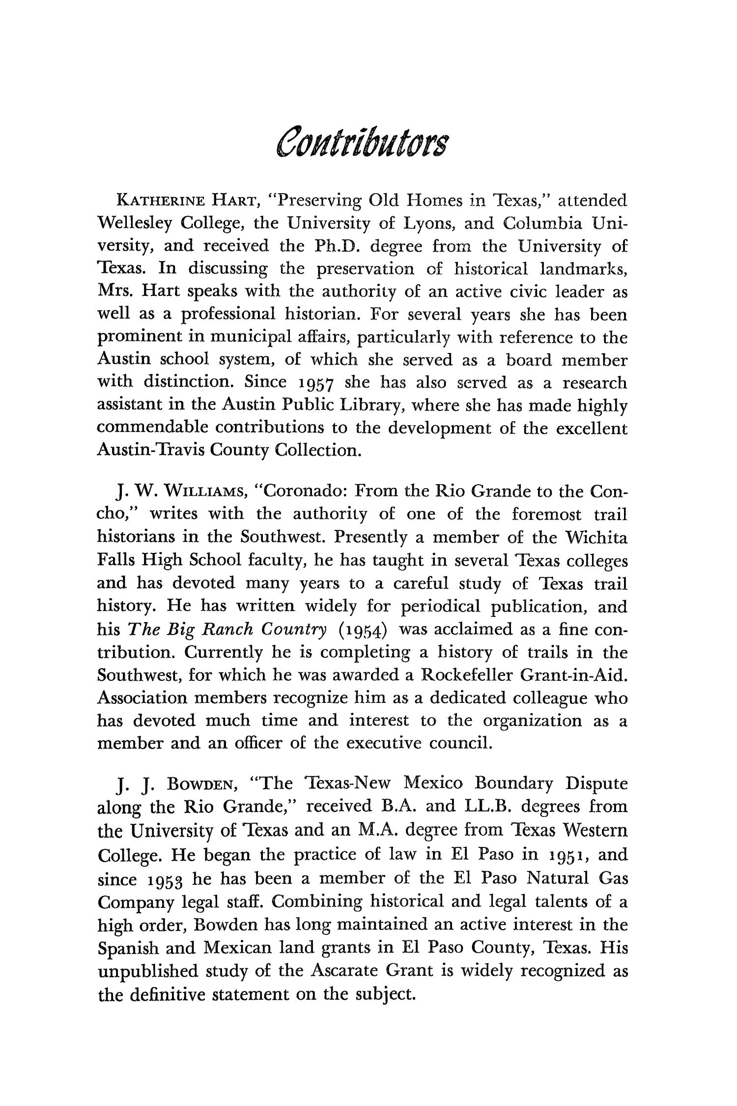 The Southwestern Historical Quarterly, Volume 63, July 1959 - April, 1960
                                                
                                                    360
                                                