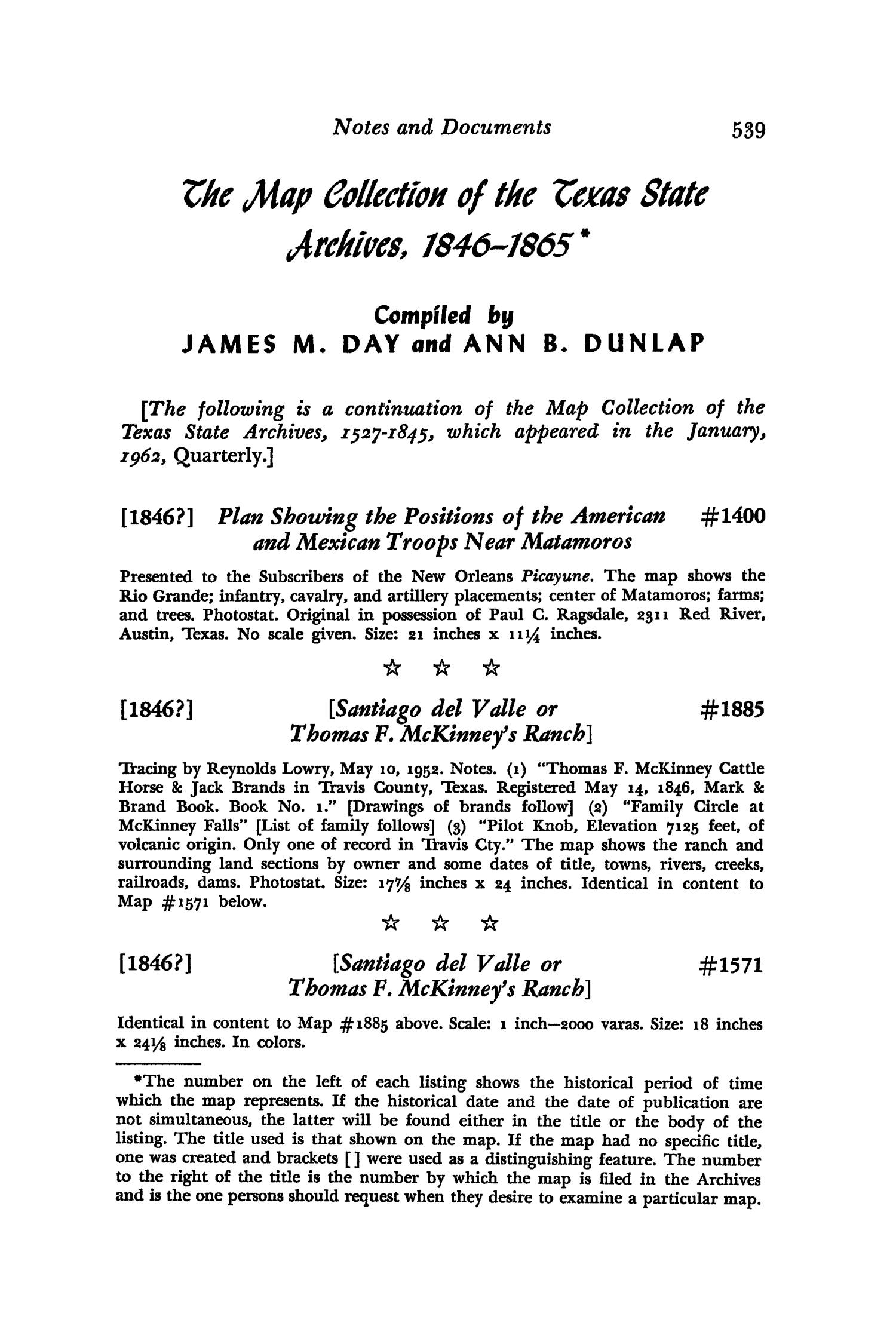 The Southwestern Historical Quarterly, Volume 65, July 1961 - April, 1962
                                                
                                                    539
                                                
