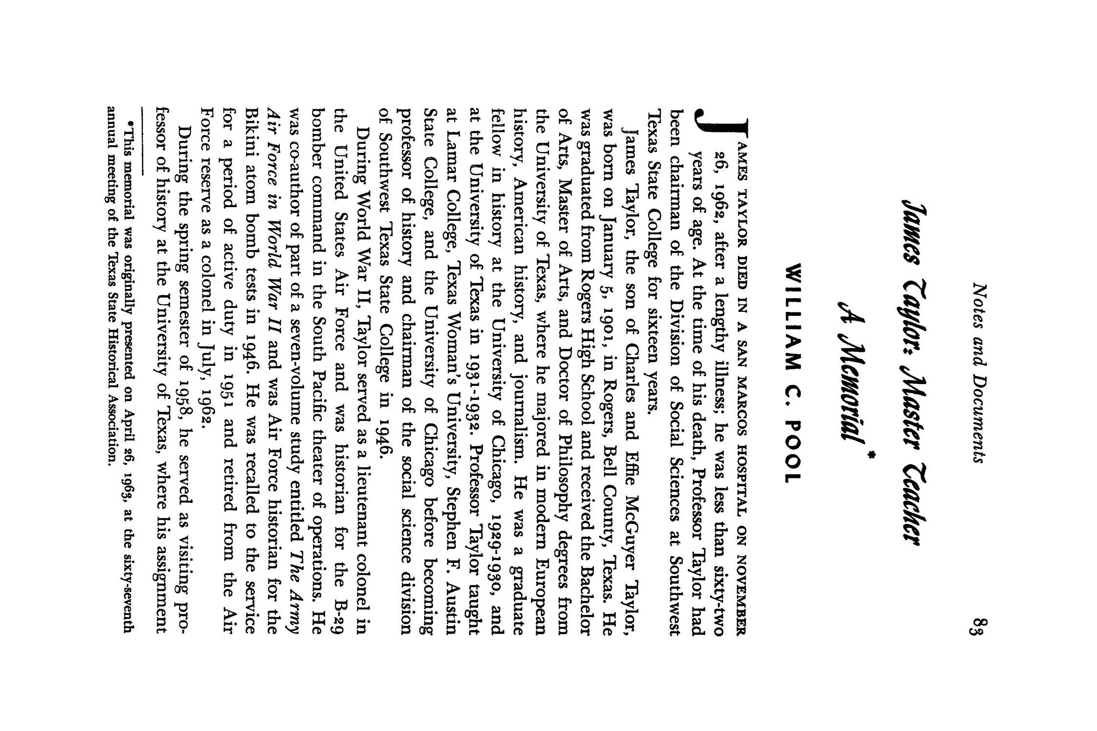 The Southwestern Historical Quarterly, Volume 67, July 1963 - April, 1964
                                                
                                                    83
                                                