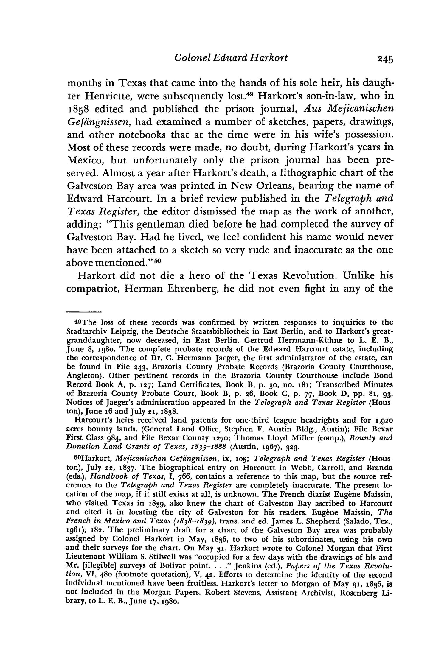 The Southwestern Historical Quarterly, Volume 88, July 1984 - April, 1985
                                                
                                                    245
                                                