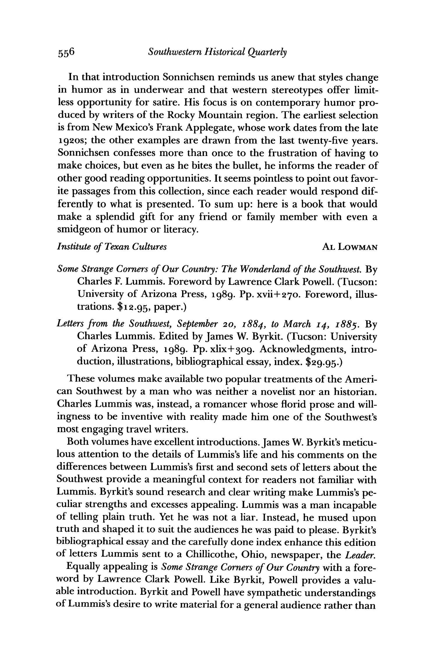 The Southwestern Historical Quarterly, Volume 93, July 1989 - April, 1990
                                                
                                                    556
                                                