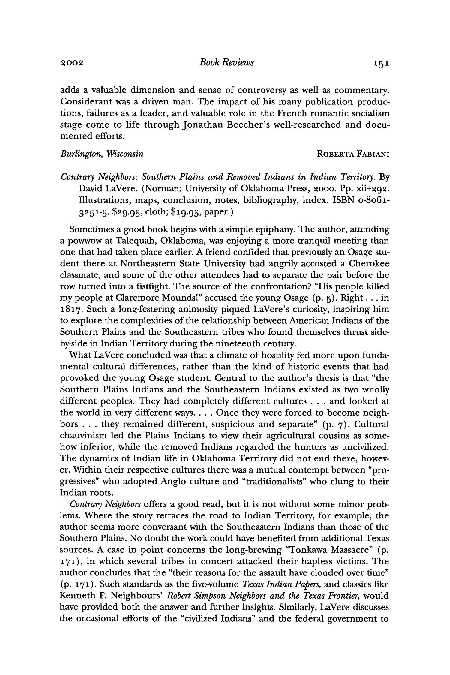 The Southwestern Historical Quarterly, Volume 106, July 2002 - April, 2003
                                                
                                                    151
                                                