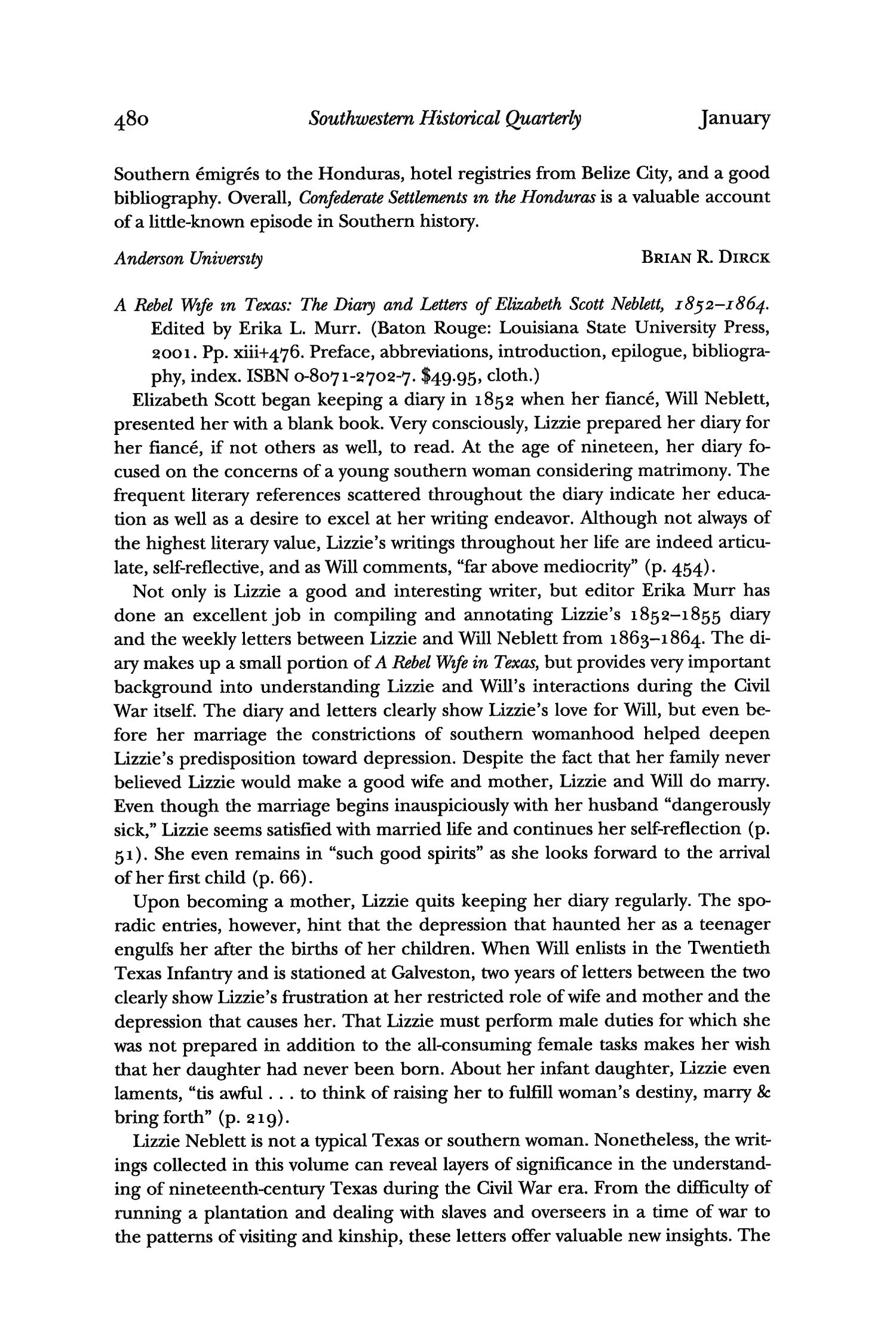 The Southwestern Historical Quarterly, Volume 106, July 2002 - April, 2003
                                                
                                                    480
                                                