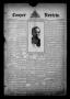 Newspaper: Cooper Review. (Cooper, Tex.), Vol. 29, No. 18, Ed. 1 Friday, May 1, …