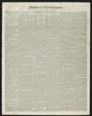 Primary view of object titled 'National Intelligencer. (Washington [D.C.]), Vol. 47, No. 6777, Ed. 1 Saturday, May 30, 1846'.