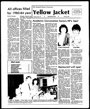 Primary view of object titled 'The Howard Payne University Yellow Jacket (Brownwood, Tex.), Vol. 70, No. 22, Ed. 1, Friday, April 22, 1983'.