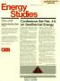 Journal/Magazine/Newsletter: Energy Studies, Volume 10, Number 3, January/February 1985