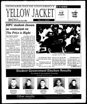Primary view of object titled 'Howard Payne University Yellow Jacket (Brownwood, Tex.), Vol. 87, No. 21, Ed. 1, Thursday, May 1, 1997'.