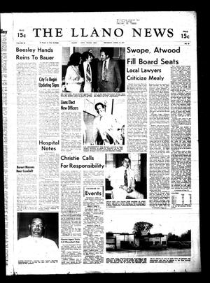 Primary view of object titled 'The Llano News (Llano, Tex.), Vol. 86, No. 23, Ed. 1 Thursday, April 14, 1977'.