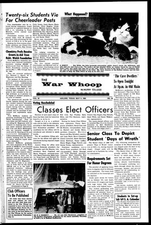 Primary view of object titled 'The War Whoop (Abilene, Tex.), Vol. 45, No. 26, Ed. 1, Wednesday, May 8, 1968'.