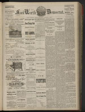 Primary view of object titled 'The Daily Fort Worth Democrat. (Fort Worth, Tex.), Vol. 2, No. 29, Ed. 1 Saturday, August 4, 1877'.
