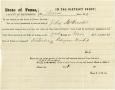 Thumbnail image of item number 3 in: 'Documents related to the case of The State of Texas vs. John McDonald, cause no. 720, 1877'.