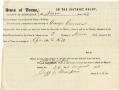 Thumbnail image of item number 3 in: 'Documents related to the case of The State of Texas vs. Lucinda Johnson, principal, F. M. Kennedy, and David Fletcher, sureties, cause no. 780, 1872'.