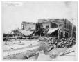 Photograph: [Storm Damage at E. H. Caldwell and Son Mercantile]