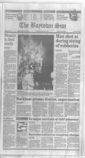 Primary view of object titled 'The Baytown Sun (Baytown, Tex.), Vol. 72, No. 21, Ed. 1 Wednesday, November 24, 1993'.