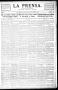 Newspaper: La Prensa. (San Antonio, Tex.), Vol. 1, No. 51, Ed. 1 Thursday, Janua…