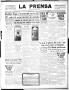 Newspaper: La Prensa (San Antonio, Tex.), Vol. 5, No. 1066, Ed. 1 Wednesday, Oct…
