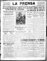 Newspaper: La Prensa (San Antonio, Tex.), Vol. 5, No. 1032, Ed. 1 Wednesday, Sep…