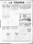 Newspaper: La Prensa (San Antonio, Tex.), Vol. 3, No. 373, Ed. 1 Wednesday, Nove…