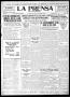 Newspaper: La Prensa (San Antonio, Tex.), Vol. 8, No. 2,338, Ed. 1 Saturday, Sep…