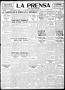 Newspaper: La Prensa (San Antonio, Tex.), Vol. 7, No. 1927, Ed. 1 Wednesday, Jul…