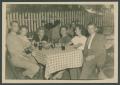 Photograph: [Young People at Picnic Table]