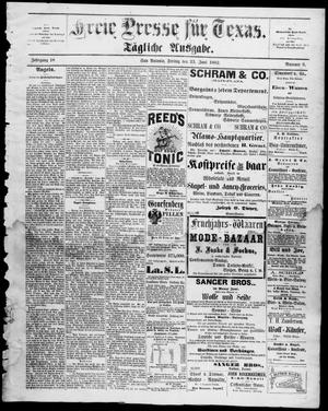 Primary view of object titled 'Freie Presse für Texas. (San Antonio, Tex.), Vol. 18, No. 9, Ed. 1 Friday, June 23, 1882'.