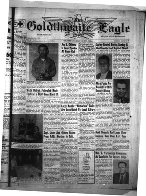 Primary view of object titled 'The Goldthwaite Eagle (Goldthwaite, Tex.), Vol. 65, No. 37, Ed. 1 Thursday, March 20, 1958'.