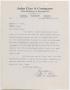 Primary view of [Letter from Alan F. Wilson to Senator W. J. Bryan, March 29, 1943]
