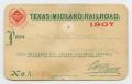 Text: Texas Midland Railroad Pass