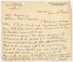 Primary view of [Letter from C. U. Connellee to W. J. Bryan, June 27, 1908]