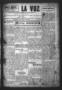 Newspaper: La Voz (San Diego, Tex.), Vol. 1, No. 18, Ed. 1 Friday, April 24, 1936