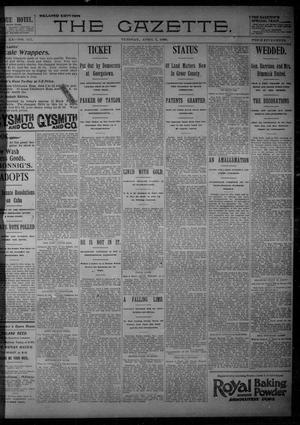 Primary view of object titled 'Fort Worth Gazette. (Fort Worth, Tex.), Vol. 20, No. 111, Ed. 1, Tuesday, April 7, 1896'.