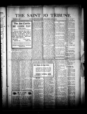 Primary view of object titled 'The Saint Jo Tribune. (Saint Jo, Tex.), Vol. 21, No. 48, Ed. 1 Friday, October 24, 1919'.