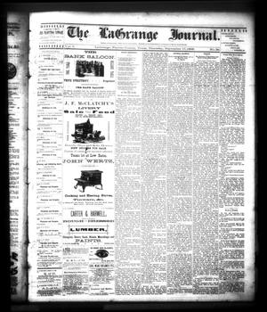 Primary view of object titled 'The La Grange Journal. (La Grange, Tex.), Vol. 6, No. 38, Ed. 1 Thursday, September 17, 1885'.