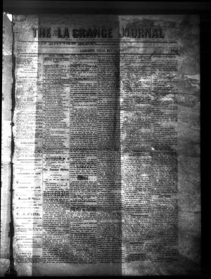 Primary view of object titled 'The La Grange Journal (La Grange, Tex.), Vol. 1, No. 13, Ed. 1 Wednesday, May 12, 1880'.