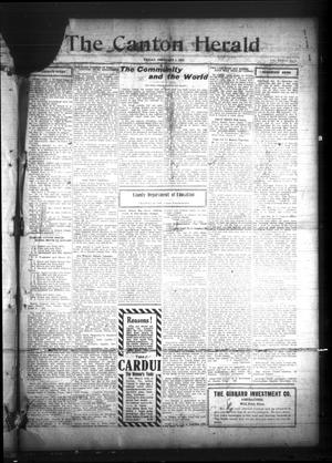 Primary view of object titled 'The Canton Herald (Canton, Tex.), Vol. 36, No. 5, Ed. 1 Friday, February 1, 1918'.