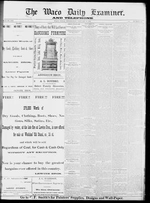 Primary view of object titled 'The Waco Daily Examiner. (Waco, Tex.), Vol. 13, No. 264, Ed. 1, Wednesday, January 11, 1882'.