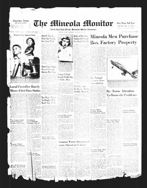 Primary view of object titled 'The Mineola Monitor (Mineola, Tex.), Vol. 77, No. 43, Ed. 1 Thursday, January 8, 1953'.
