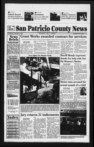 Primary view of object titled 'San Patricio County News (Sinton, Tex.), Vol. 98, No. 1, Ed. 1 Thursday, January 6, 2005'.