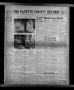 Newspaper: The Fayette County Record (La Grange, Tex.), Vol. 33, No. 44, Ed. 1 F…