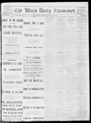 Primary view of object titled 'The Waco Daily Examiner. (Waco, Tex.), Vol. 15, No. 332, Ed. 1, Wednesday, January 10, 1883'.