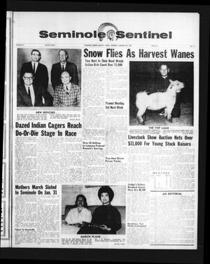 Primary view of object titled 'Seminole Sentinel (Seminole, Tex.), Vol. 59, No. 10, Ed. 1 Thursday, January 20, 1966'.