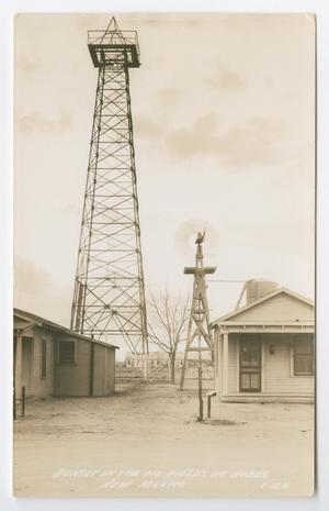 Primary view of object titled '[Oil Field in Hobbs, New Mexico]'.