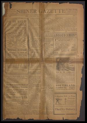 Primary view of object titled 'Shiner Gazette (Shiner, Tex.), Vol. 22, No. 13, Ed. 1 Thursday, December 3, 1914'.