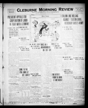 Primary view of object titled 'Cleburne Morning Review (Cleburne, Tex.), Ed. 1 Tuesday, November 13, 1917'.