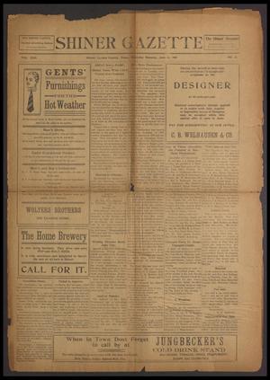 Primary view of object titled 'Shiner Gazette (Shiner, Tex.), Vol. 22, No. 41, Ed. 1 Thursday, June 24, 1915'.