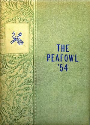 Primary view of object titled 'The Peafowl, Yearbook of Peacock High School, 1954'.