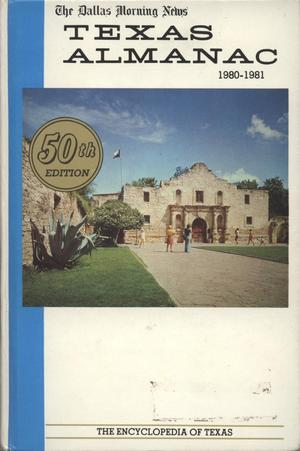 Primary view of object titled 'Texas Almanac, 1980-1981'.